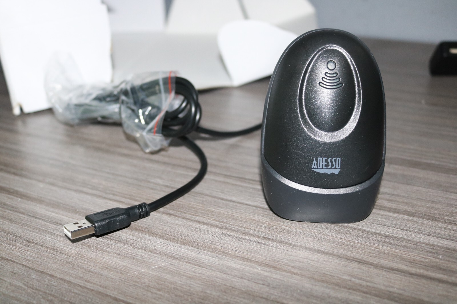Adesso NuScan 2500CU Spill Resistant Antimicrobial CCD Barcode Scanner.