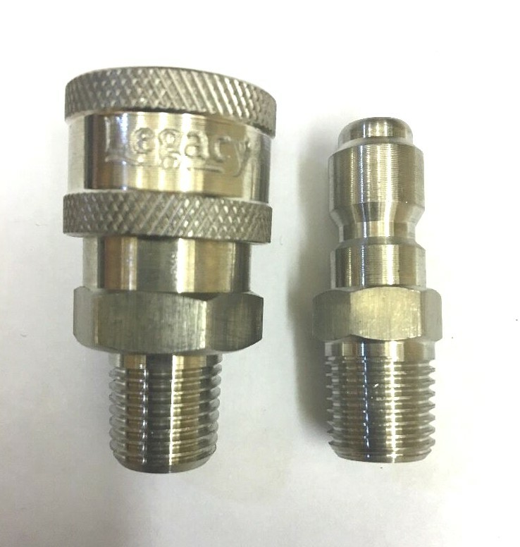 Stainless 1/4 Quick Coupler W/Plug 1/4 6000 psi – 8.707-110.0 Pressure Washer