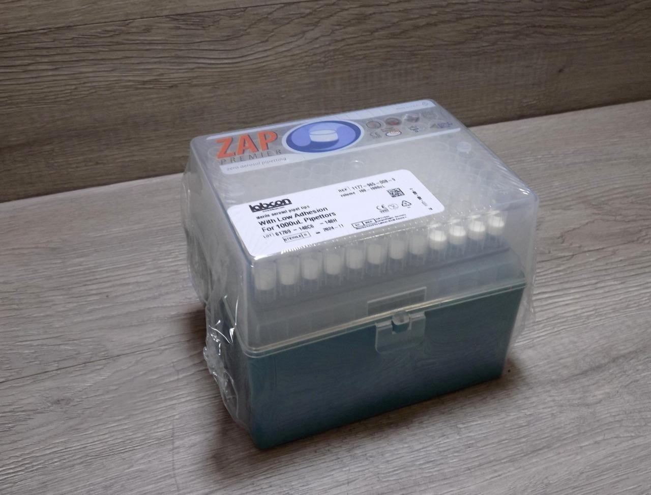Zap Premier Labcon 1177-965-008-9 1000 uL Pipet Tips 576/total