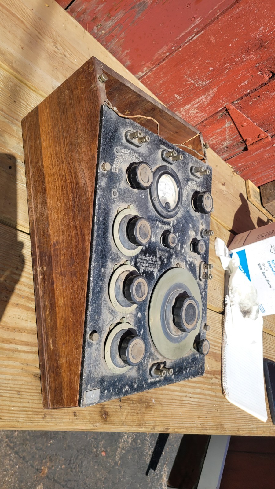 GENERAL RADIO TYPE 650-A IMPEDANCE BRIDGE ( sold as is )