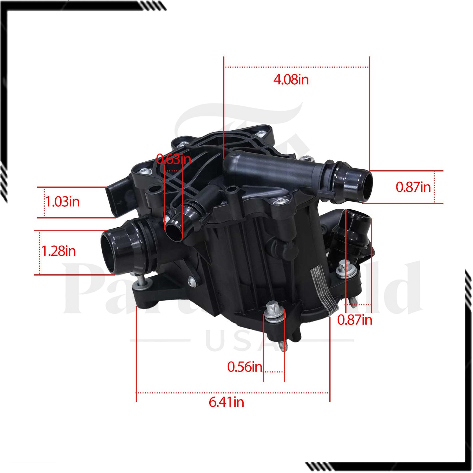 Thermostat Housing 2014-2020 For BMW 320i 330i 430i 530i 740e OE# 11537644811