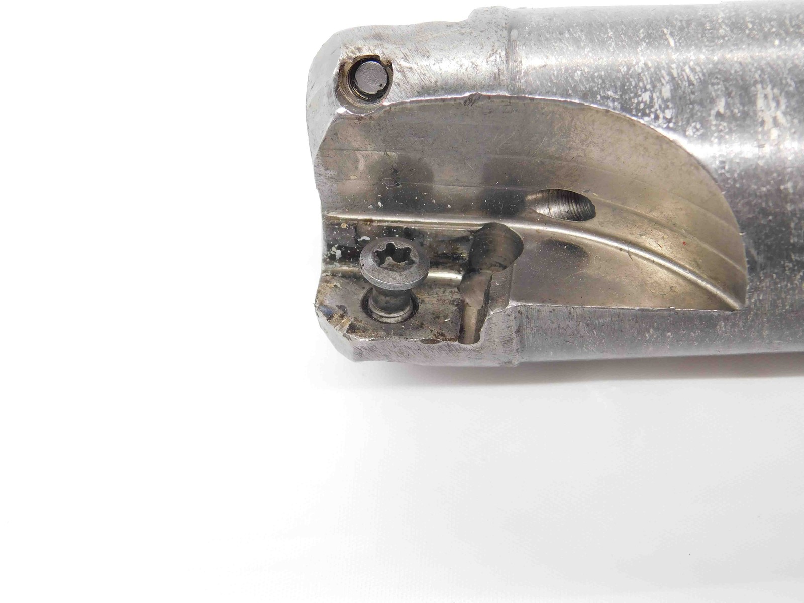 1 1/4 DIA. 4 7/16 OAL COOLANT THRU INDEXABLE END MILL 1 1/4 SHANK 3 FLUTE 1.25