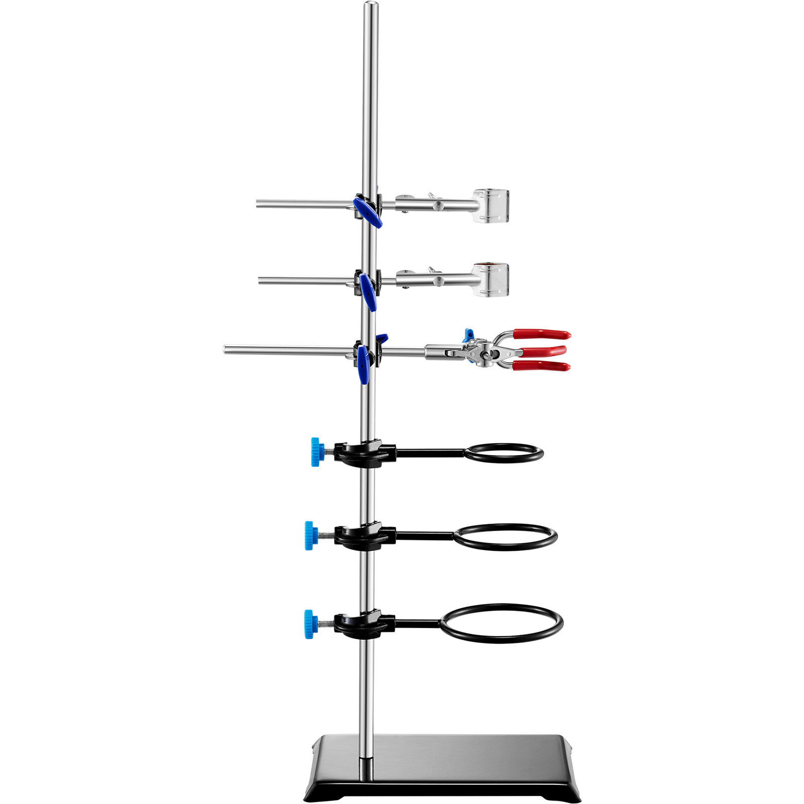 VEVOR Lab Stand Support Laboratory Retort Support Stand 23.6″ Rod With Clamps