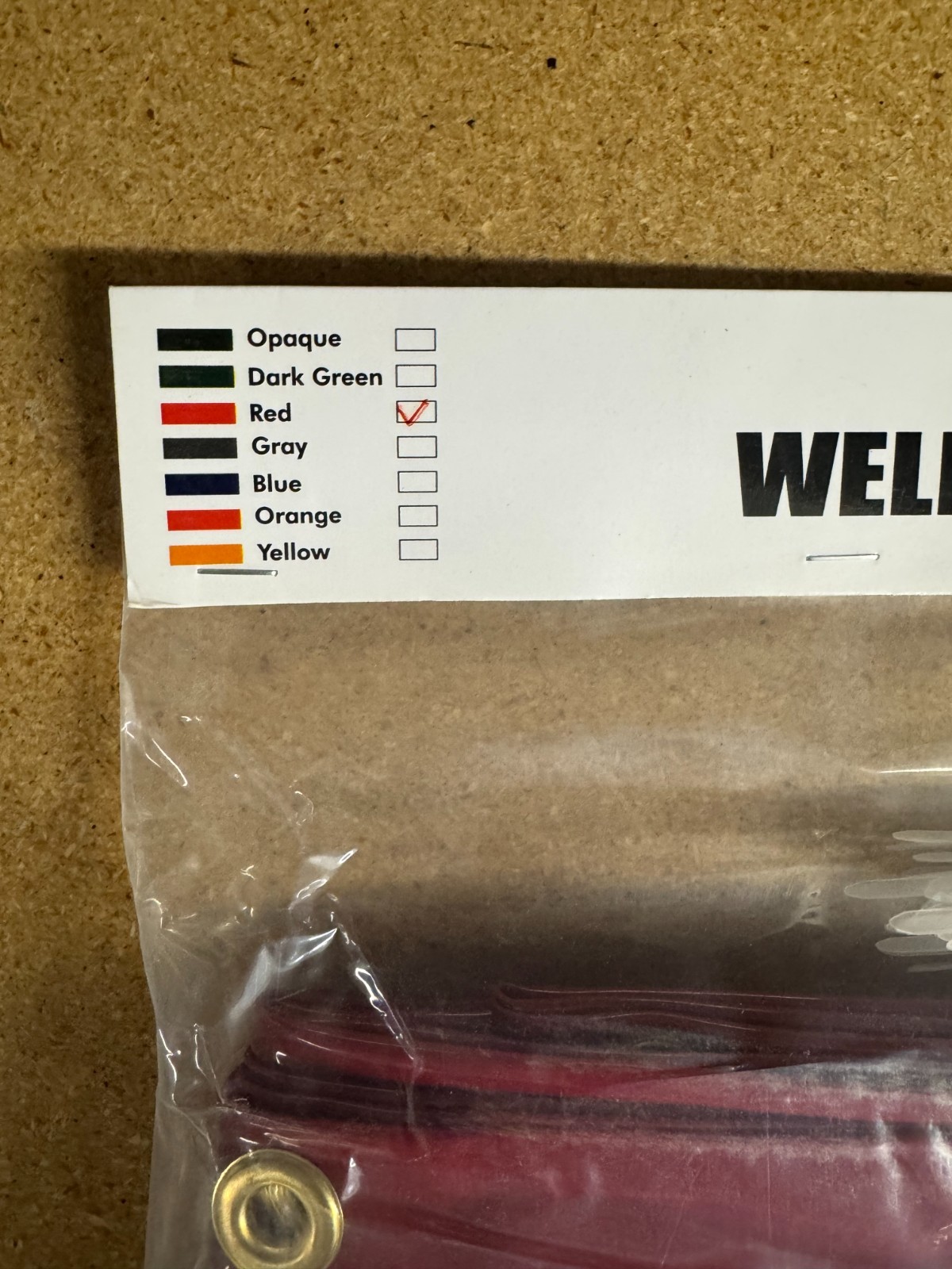 Arc Union Welding curtain 6×6 Red
