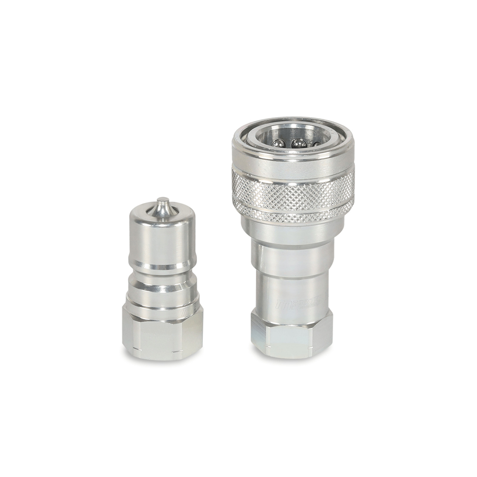 3/8″ ISO 7241-B Quick Disconnect Hydraulic Couplers Set – 3/8″ NPT Thread