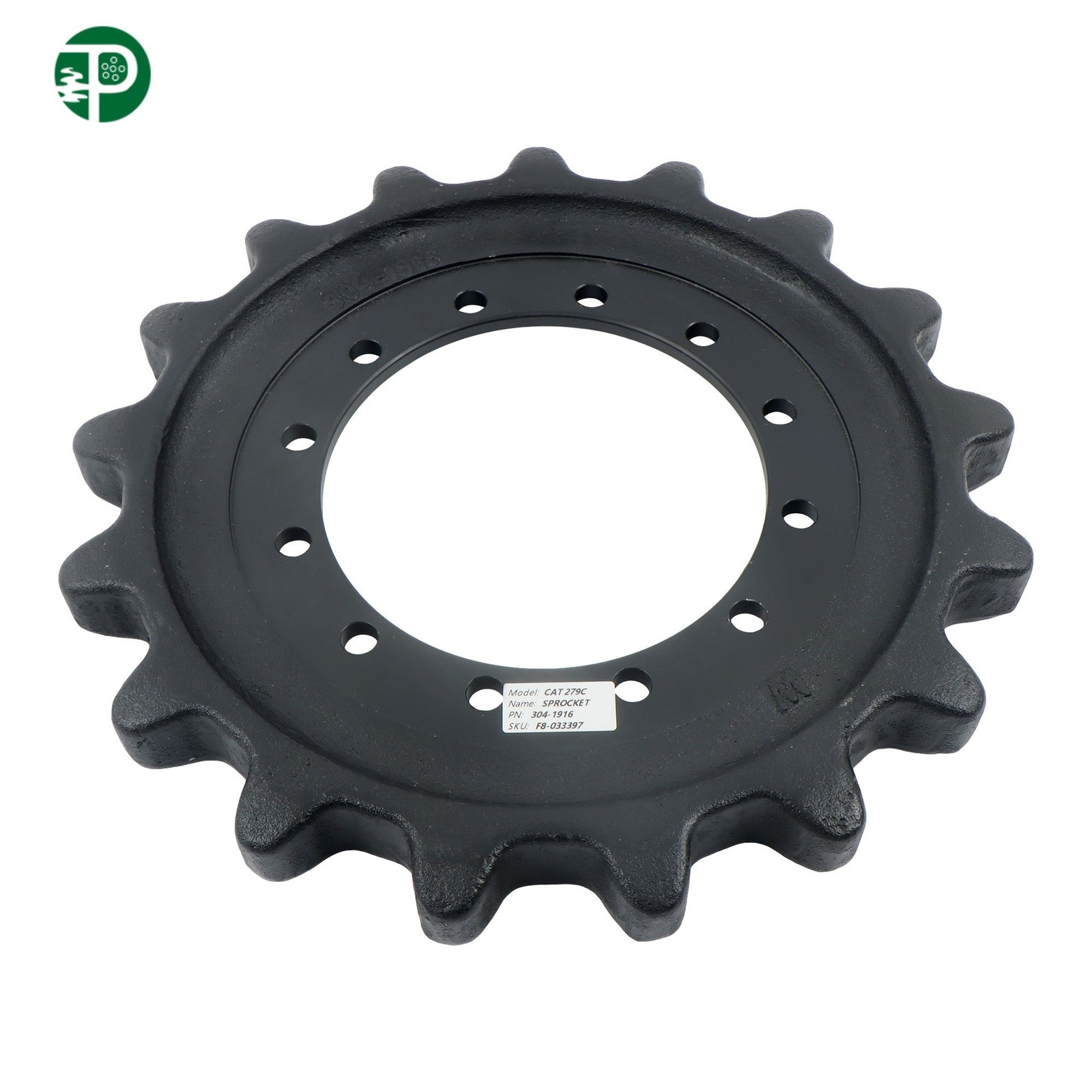 304-1916 Sprocket For CAT 279C 279D 289C 289D 299C 299D 12 Holes 17 Teeth