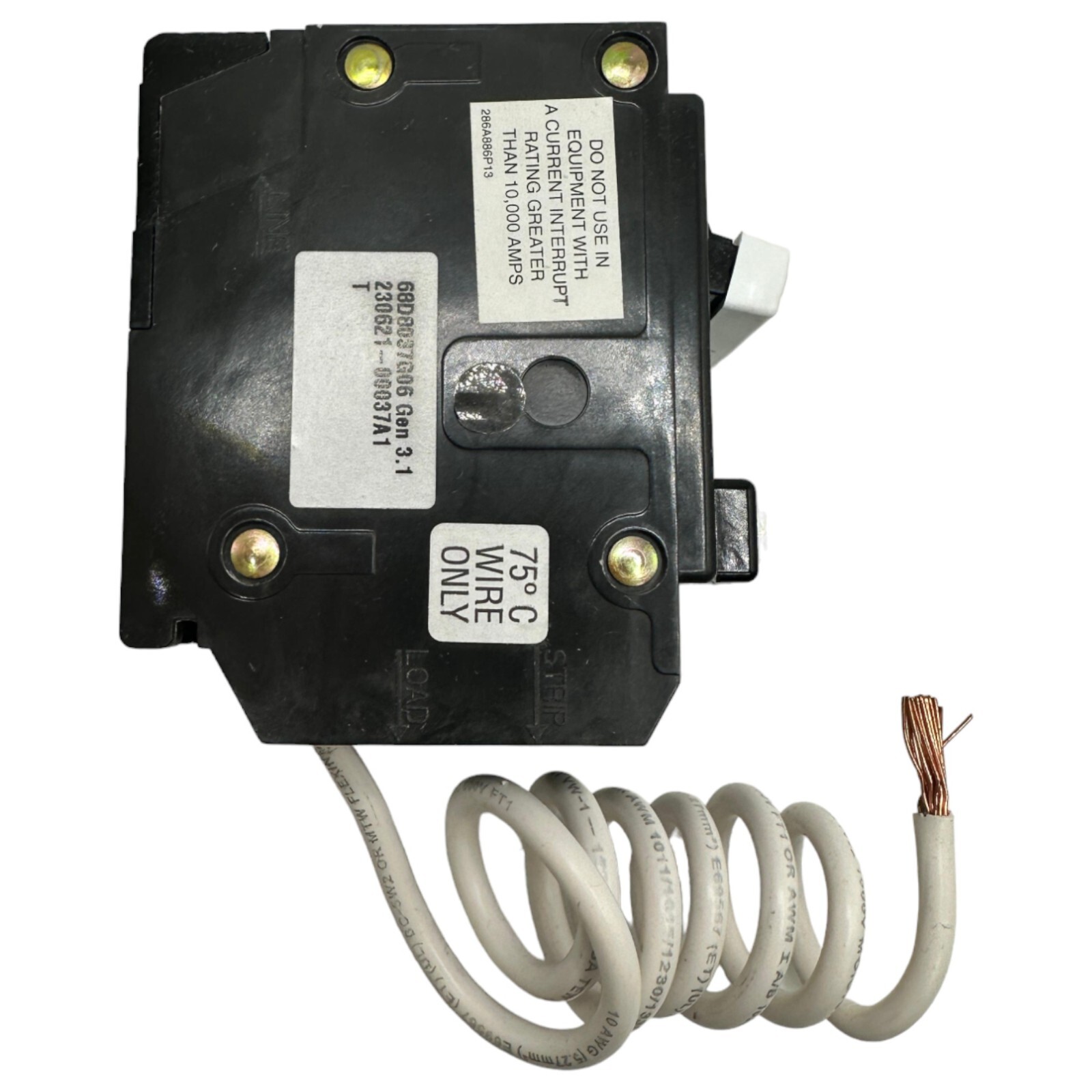 GE THQL 2150GFT / GFCI 50 AMP DOUBLE POLE 240 VOLT GFCI CIRCUIT BREAKER