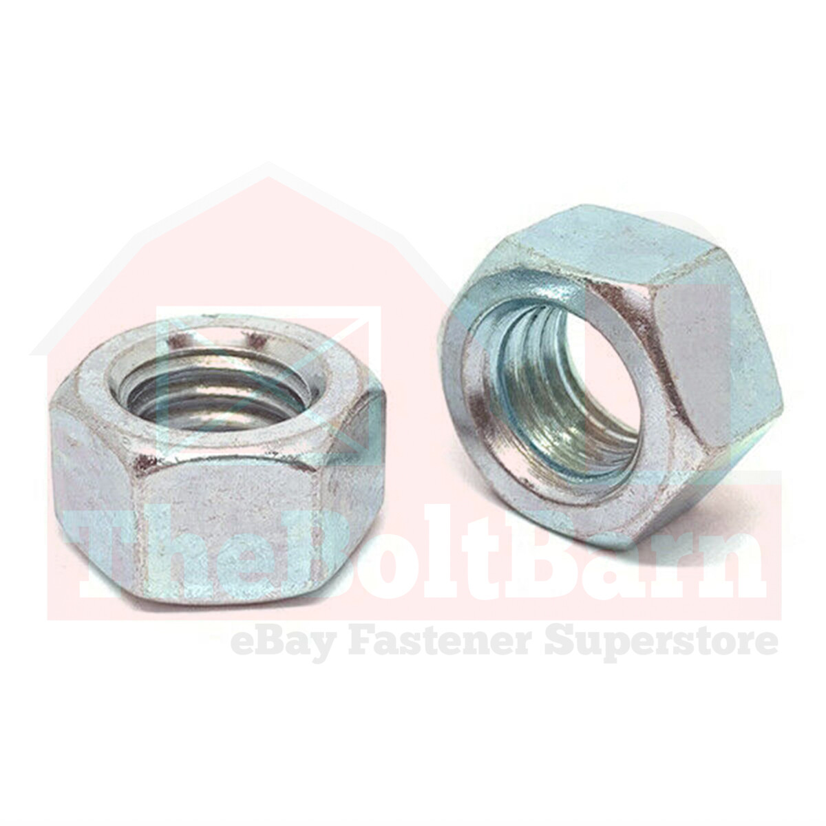 7/16″-14 Grade 2 Finished Hex Nuts Coarse Thread (Pick Quantity & Finish)