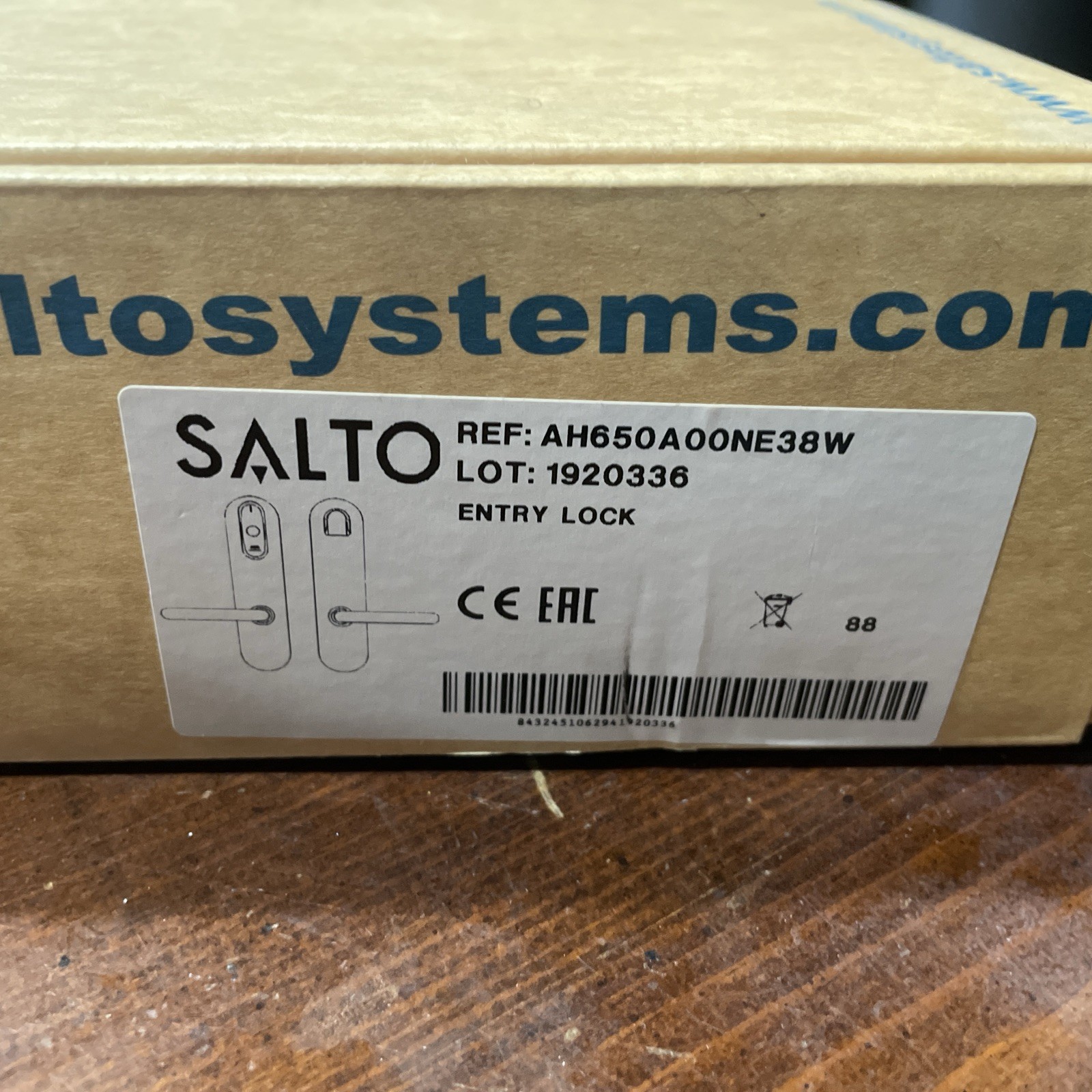 Salto XS4 Original Entry Lock Electronic Door Lock black missing hardware