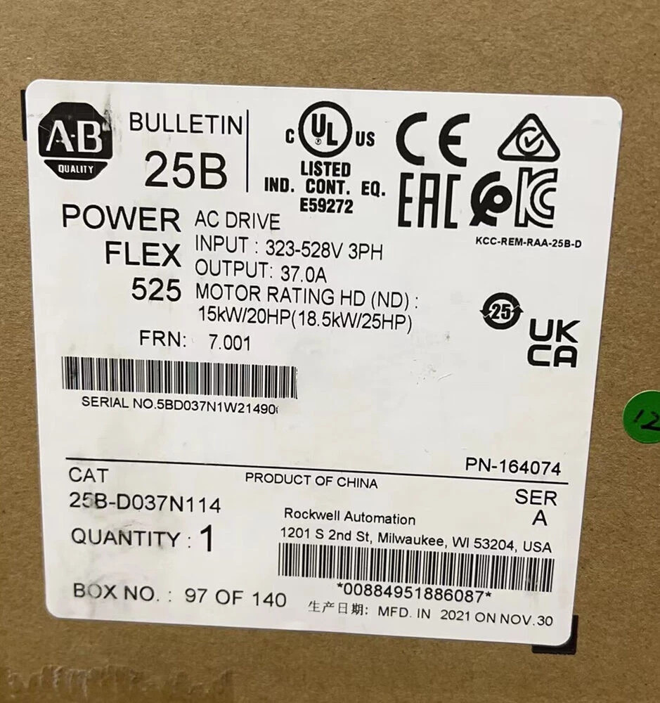 AB 25B-D037N114 Ser A Brand New Quality Guaranteed Free Ship