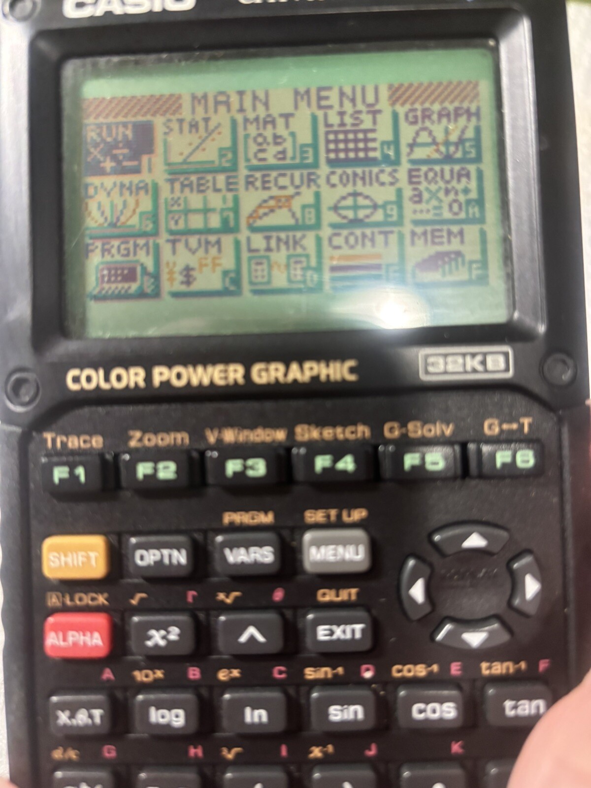 Casio CFX-9850GA Plus Color Power Graphing Calculator 32 KB Works