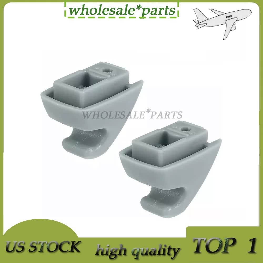 1Pair Fits For 2007-2014 Chevrolet Tahoe Gray Sunvisor Shade Support Clip US