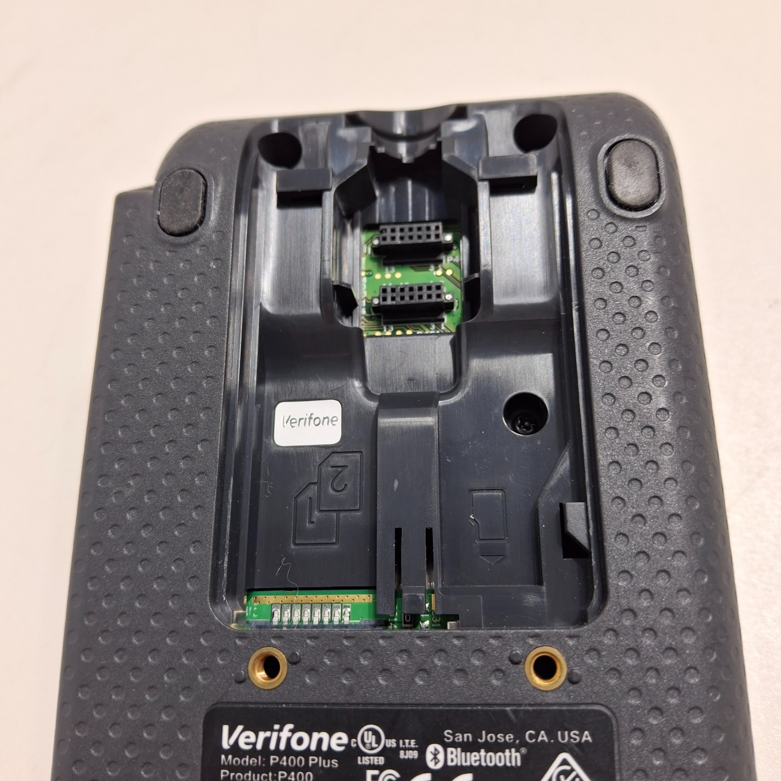 Verifone P400 Plus Credit Card Terminal w/ RS232 Ethernet Cable – Power On Test