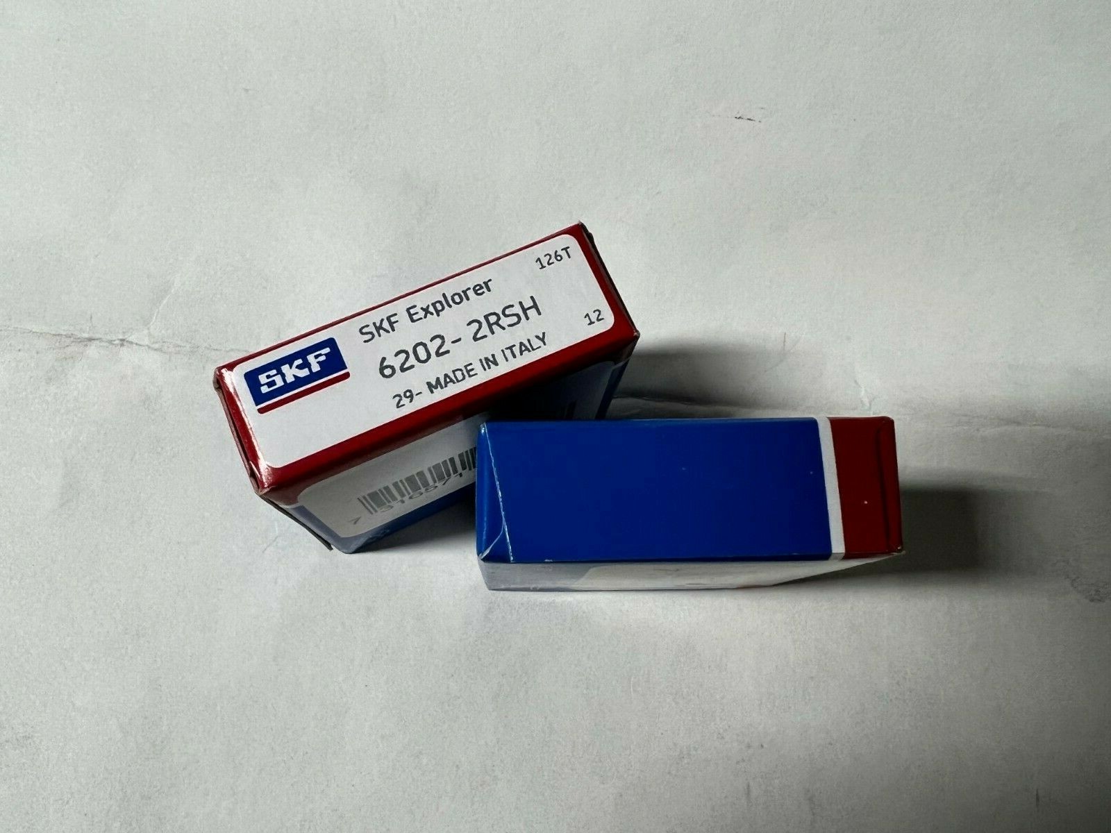 (2 Pack) 6202-2RS/C3 SKF 2 RUBBER SHIELD BALL BEARING 15 x 35 x 11mm NEW ITALY