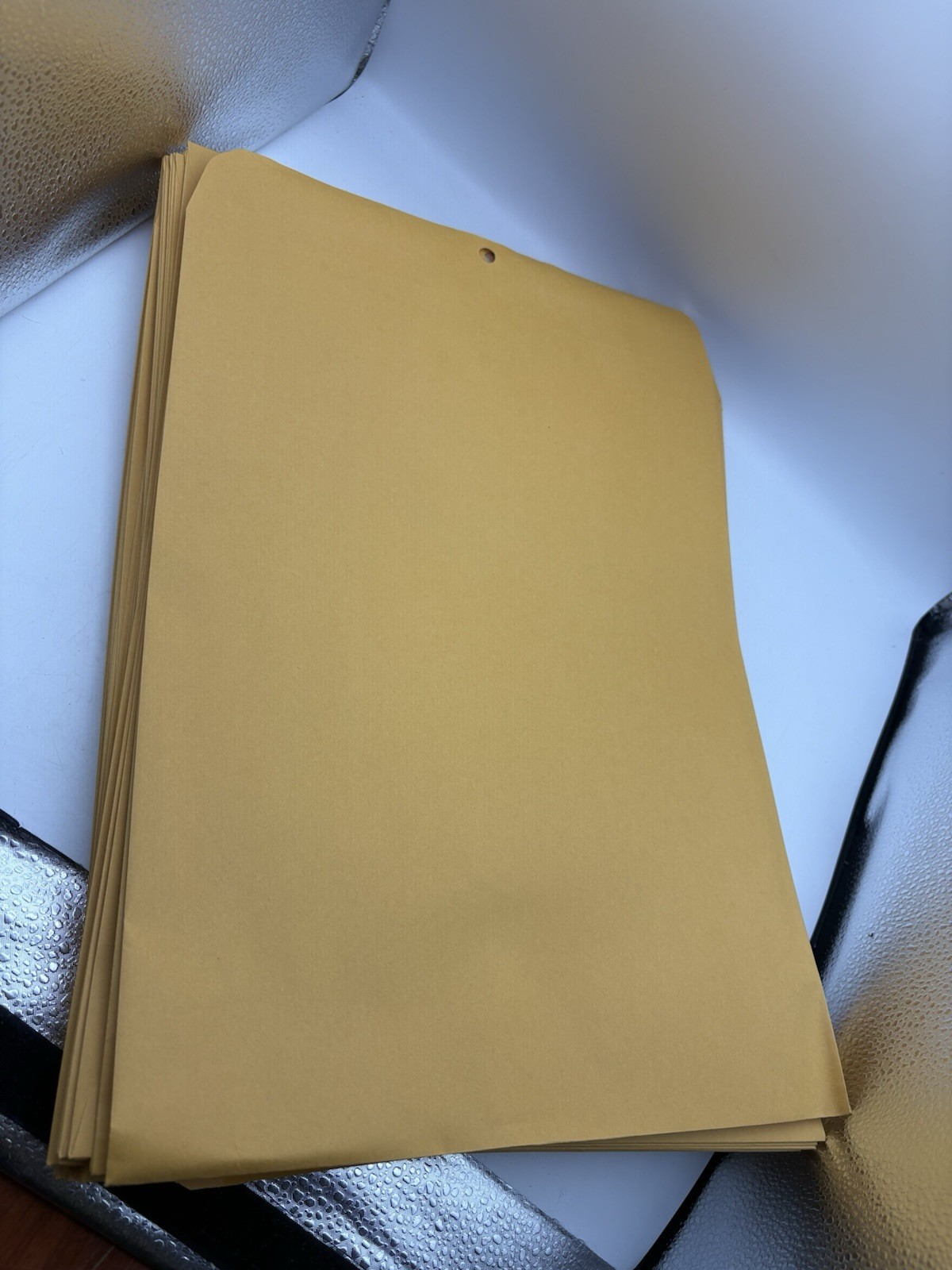 Lot Of 161 12 x 15-1/2 Clasp Envelopes, and Gummed 12 x 15.5, Kraft Manila