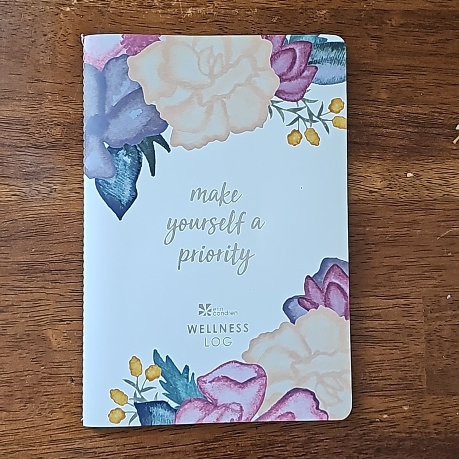 Erin Condren Wellness Log Petite Planner 5 1/2 X 8 inches
