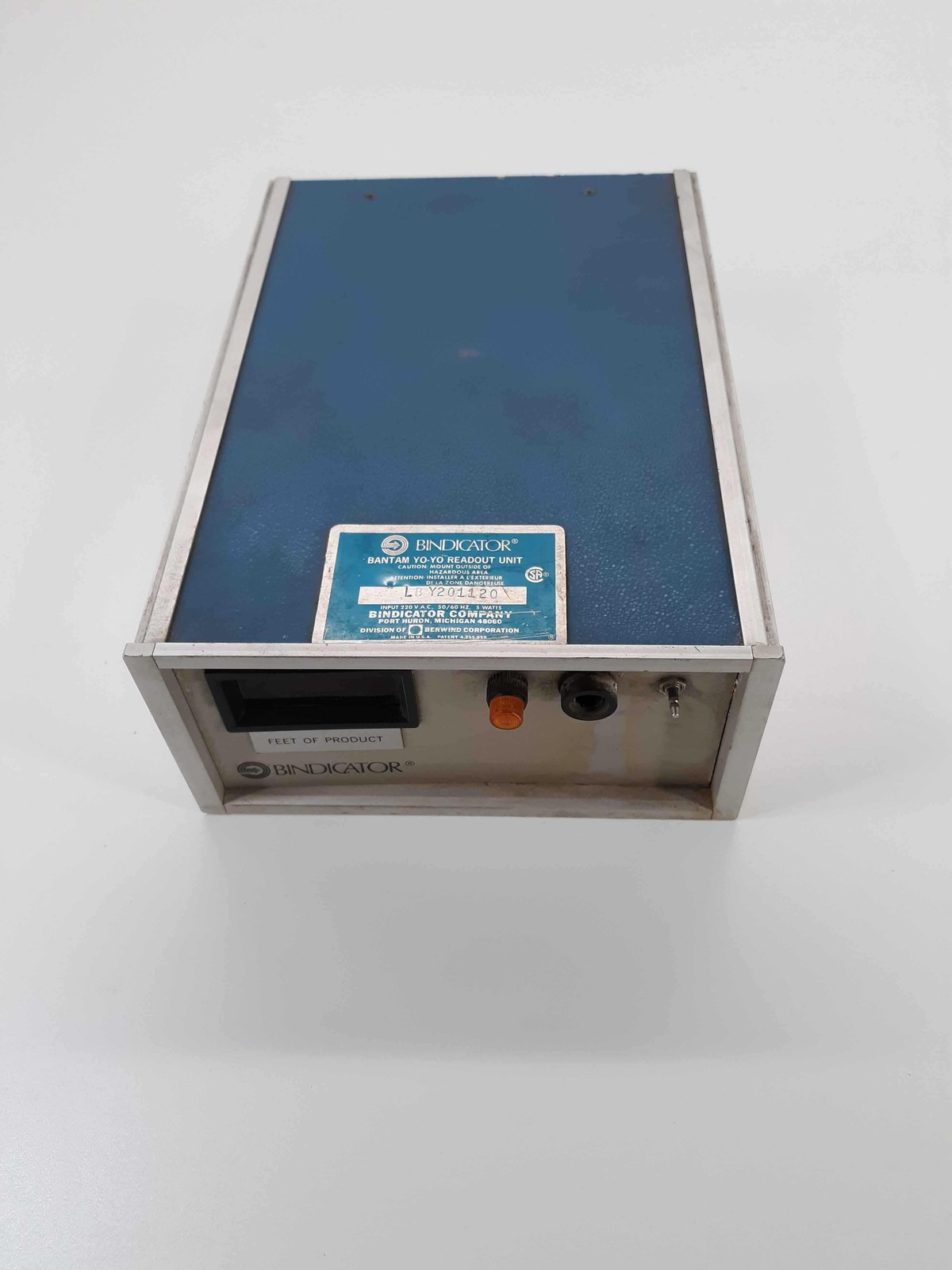Bindicator LBY201120 Bantam YO-YO Readout Unit 220VAC 5W