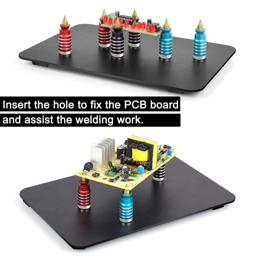 Magnetic Helping Hands Third Hand Soldering Work Station | Extra Large & Heavy D