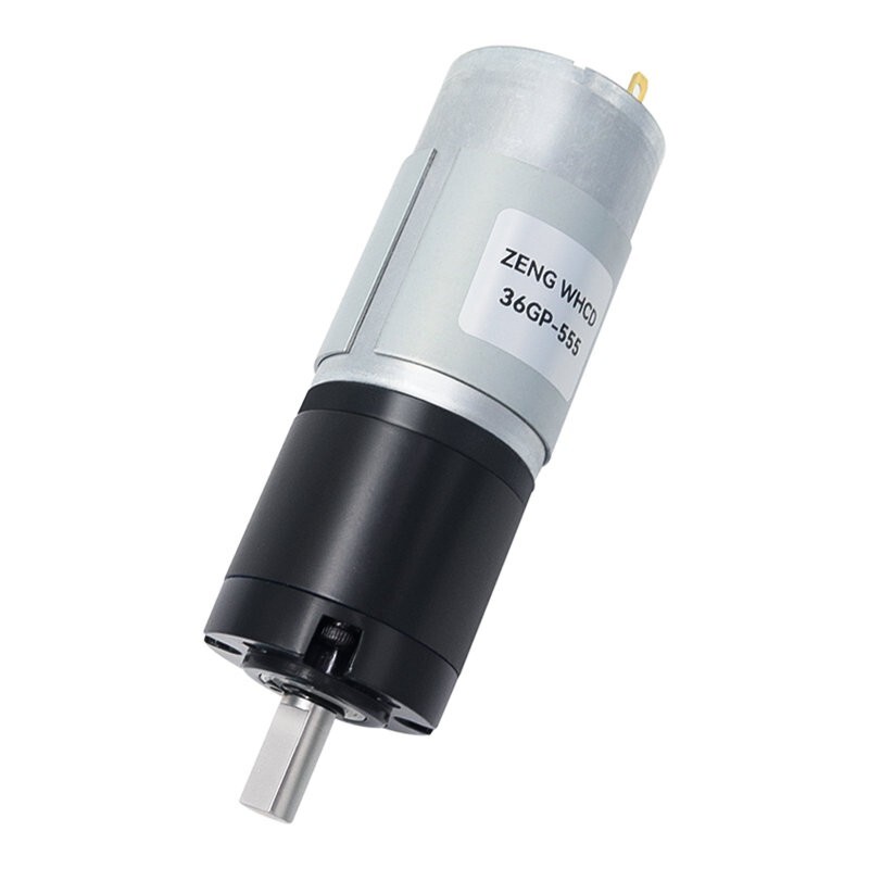 36GP-555 Planetary Micro Gear Motor 12V24V Ball Bearing Metal Shaft Diameter 8MM