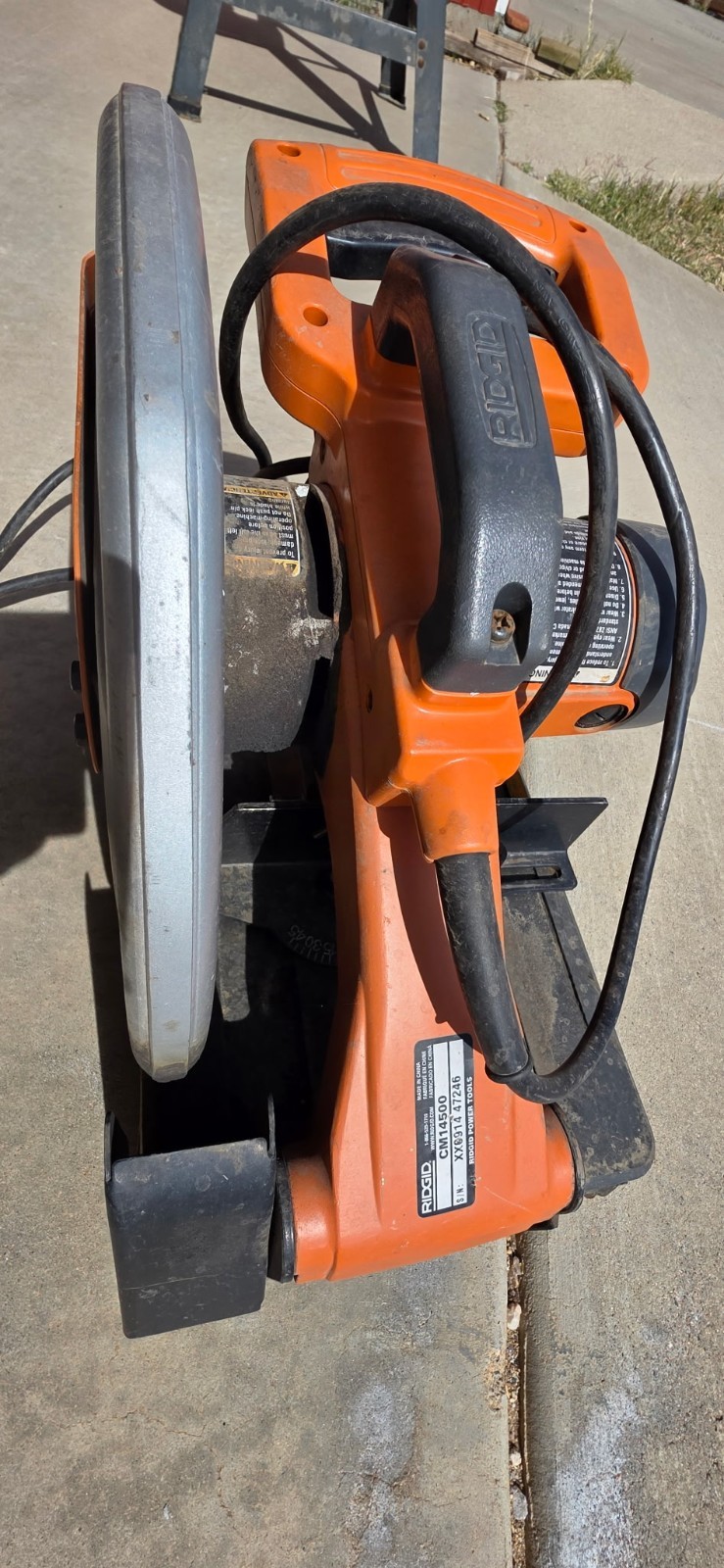 RIDGID CM14500 Electric Handheld Cut-Off Saw 14» Blade