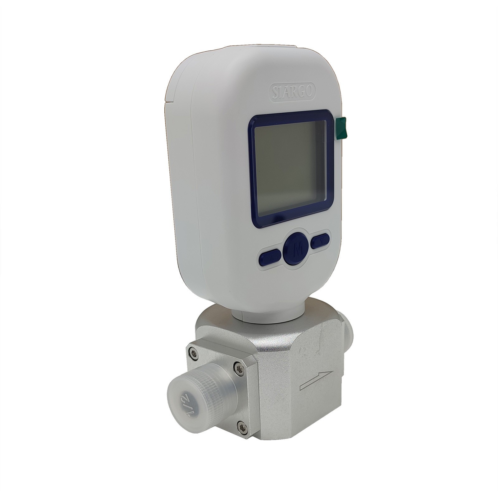 250L/min Handheld Digital Air Flow Meter with LCD Display & 5-24VDC Wide Voltage