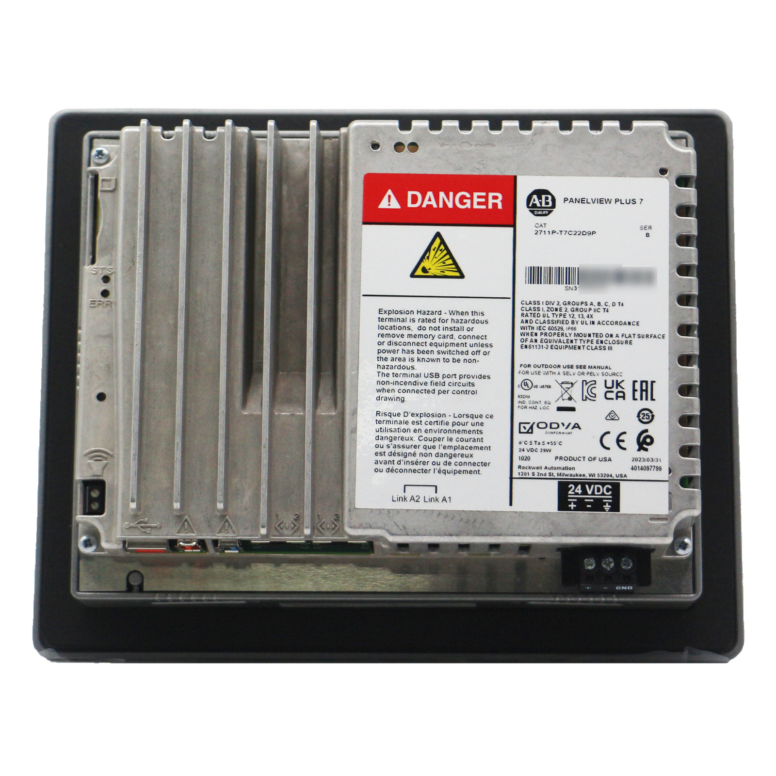 Allen Bradley PanelView Plus 7 Graphic Terminal 2711P-T7C22D9P SER B NEW