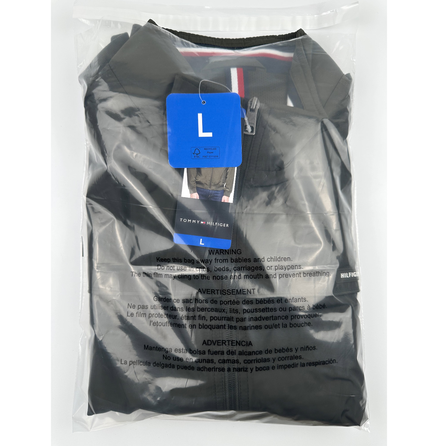 Poly Bags Resealable Suffocation Warning Clear Merchandise 1.5 mil Shirt Apparel