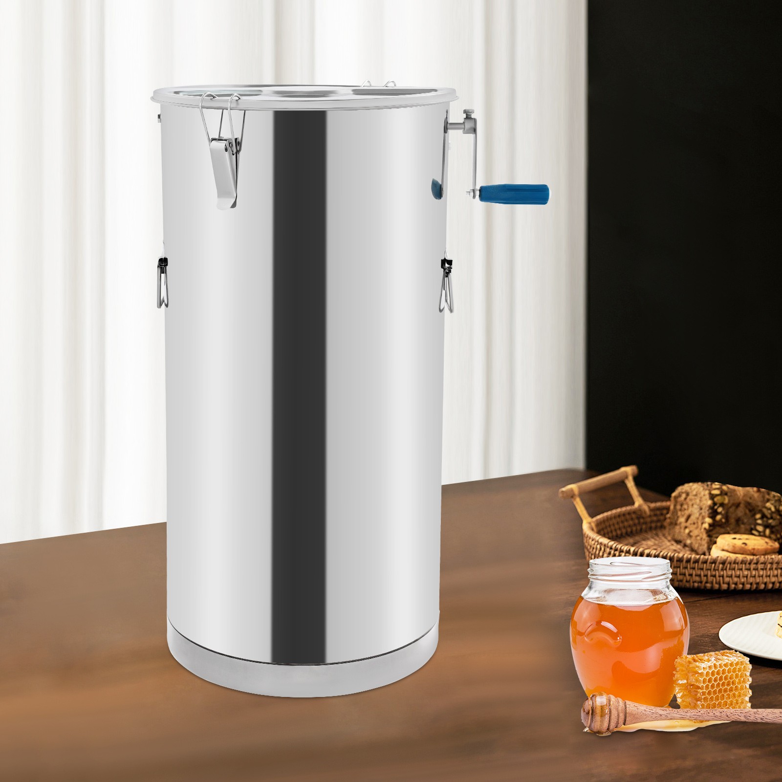 Manual Honey Spinner Stainless Steel Beekeeping Honey Extractor 22.5kg max.
