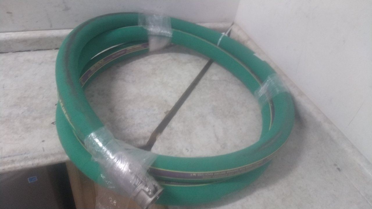 Boston H052332GN-20-SSCE 2 In Inside Diameter 20 Ft Length Green Chemical Hose