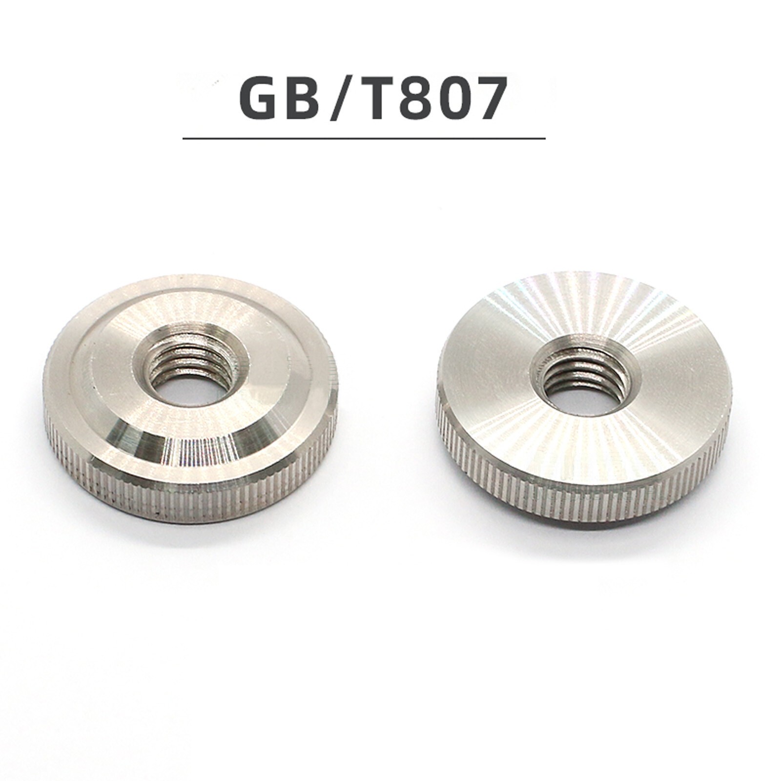 M2-M10 Knurled Thumb Nuts Stainless Steel Through Hole Round Hand Grip Knobs Nut