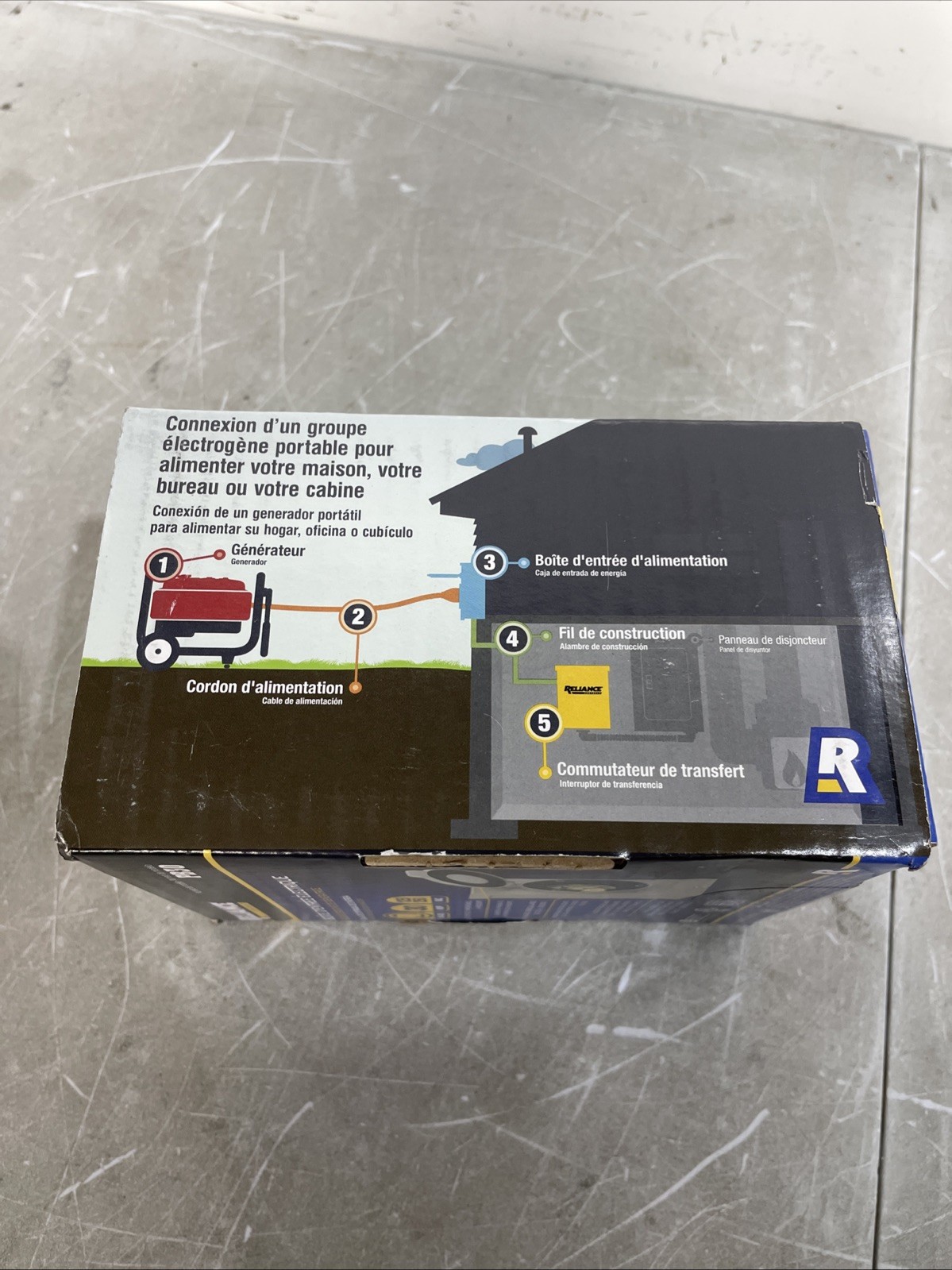 Reliance Controls Generators Up to 7,500 Running W PB30 30-Amp NEMA 3R Power