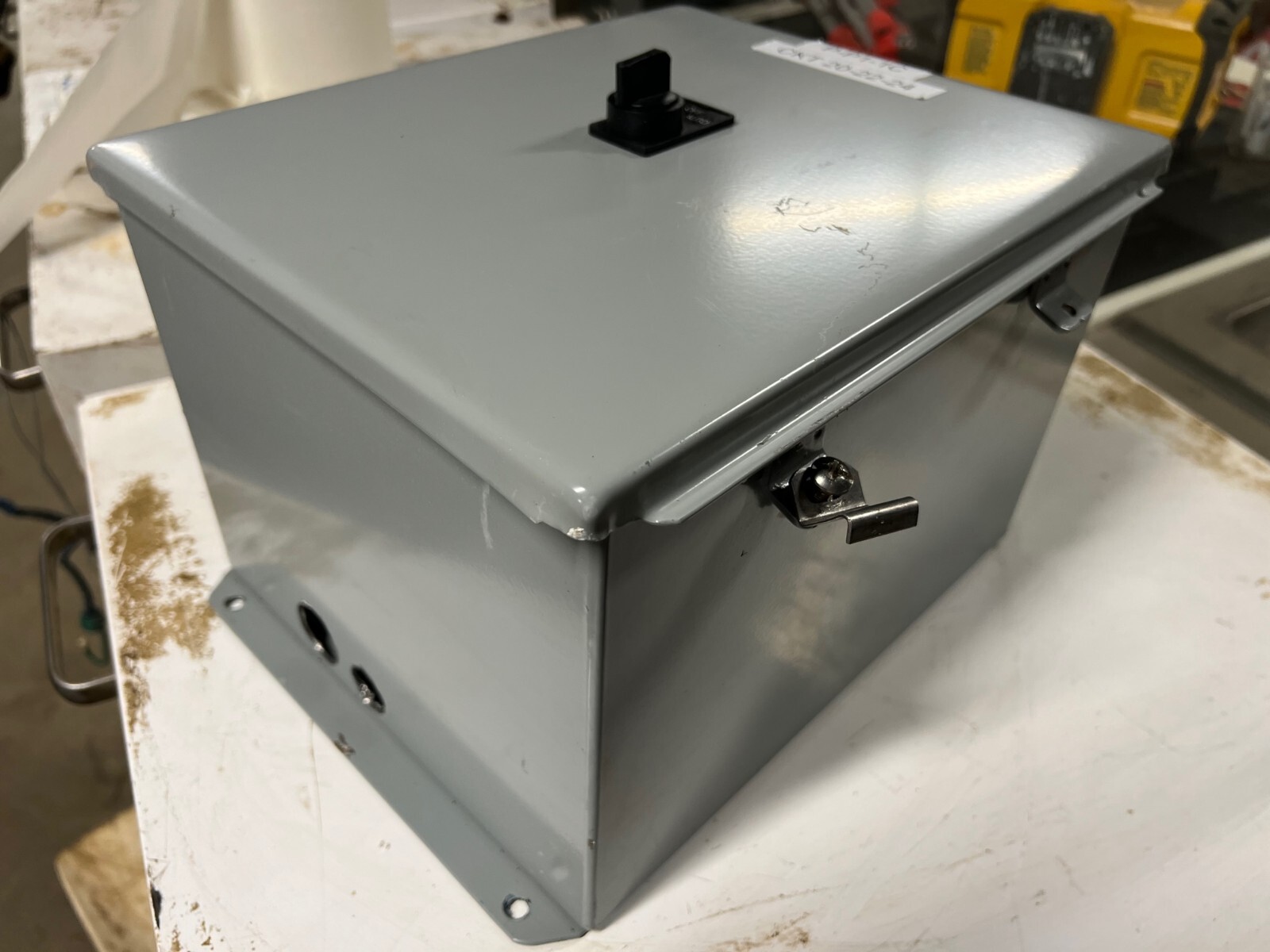 Hammond HJ12108HLP Wall Mount Metal Wire Instrument Enclosure Waterproof Box