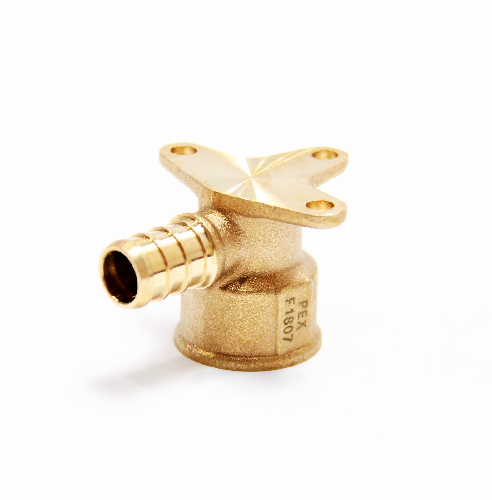 100-Pack EFIELD 1/2″ PEX x1/2″ Female NPT Drop Ear Elbow Crimp Brass Fitting