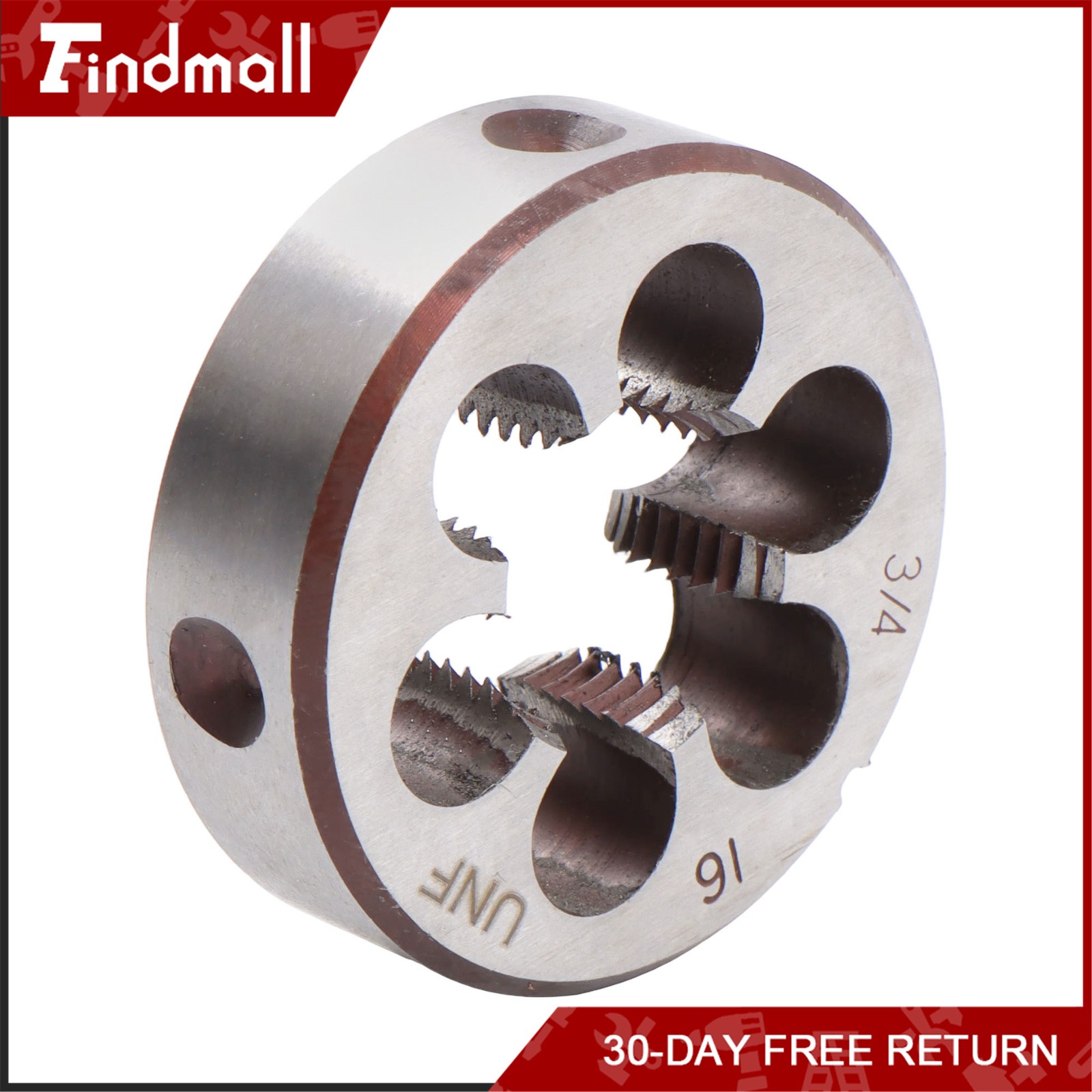 Findmall 3/4″-16 UNF Tap and Die Set Right Hand HSS Threading Gunsmithing 3/4×16