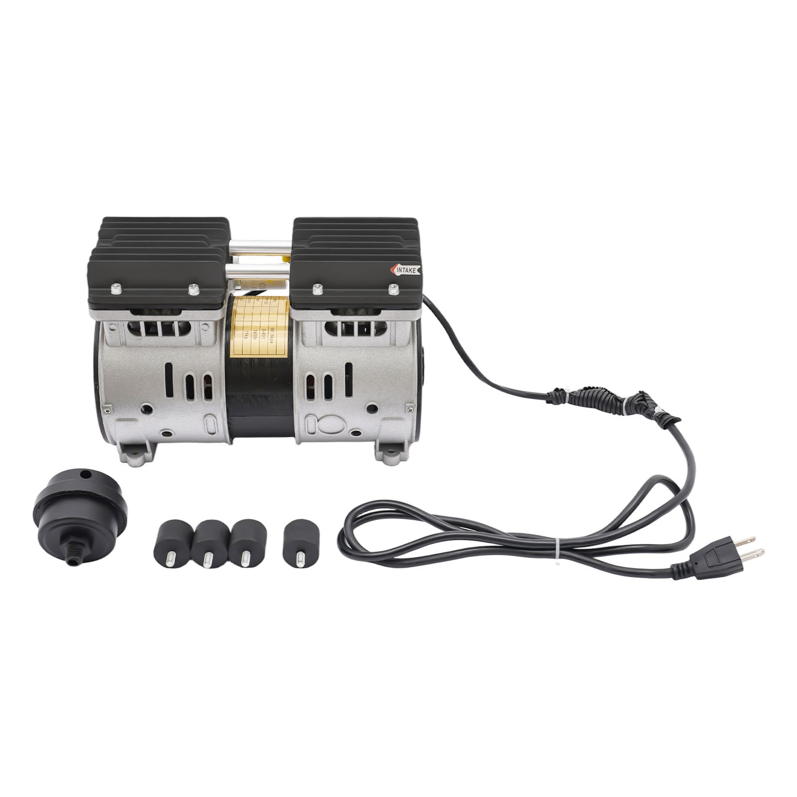 Vacuum Pump 370W Oilless Vacuum Pump 110V Oil-Free Vacuum Suction Pump Electric