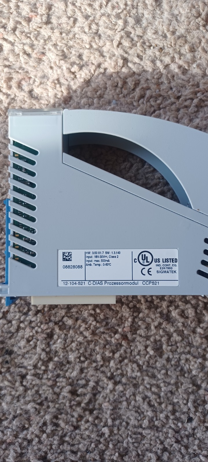 Sigmatek 12-104-521 C-DIAS CPU Prozessormodul CCP521