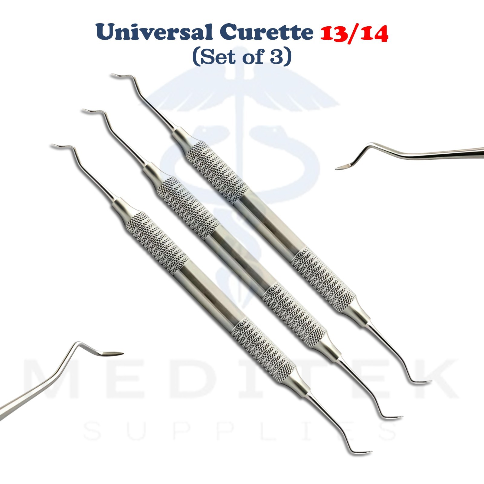 Dental Universal Curette 13-14 Columbia Posterior Subgingival Calculus Remover