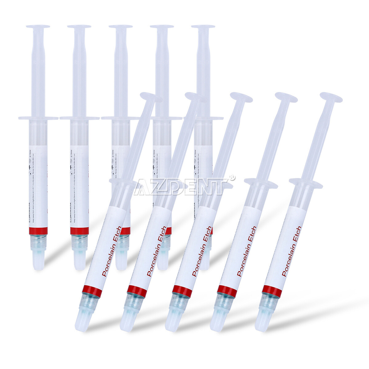 Dental Gel di incisione in porcellana dentale 9,5% Etcant di acido idrofluorico