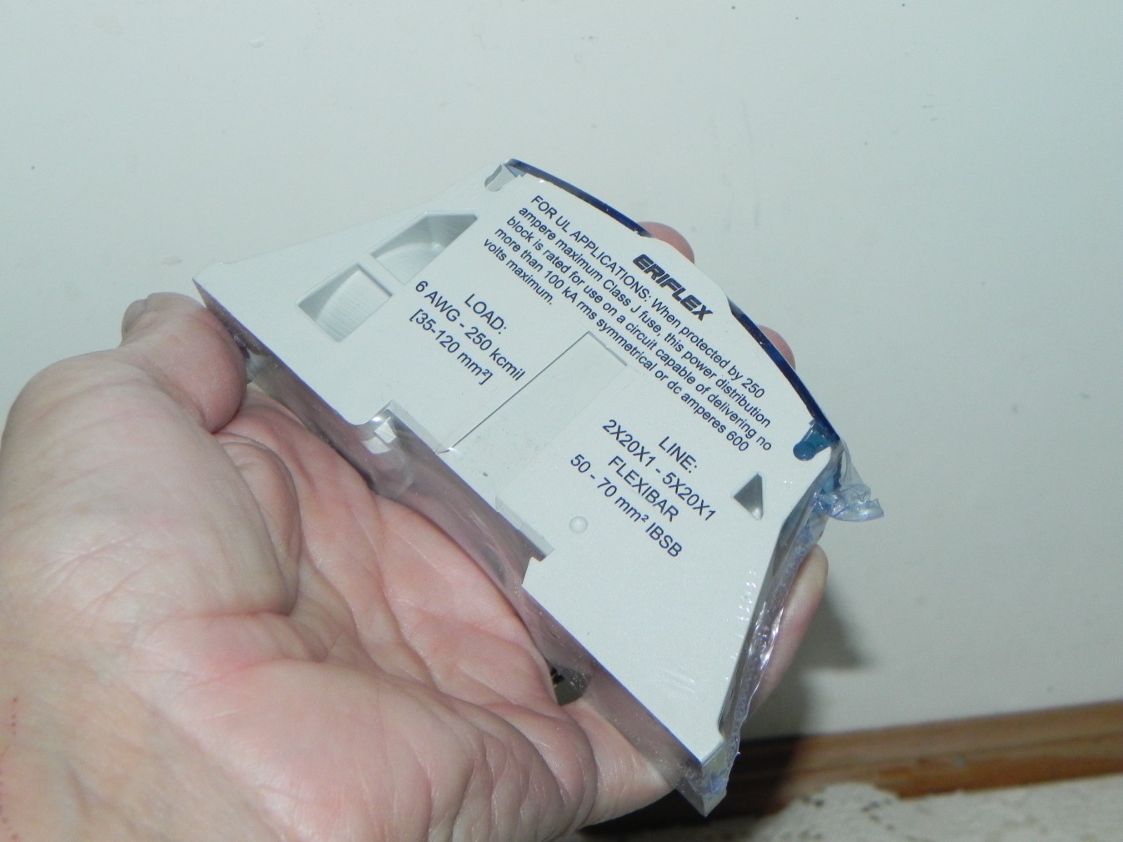 nVent/Eriflex SBF250 Power Block Flexbar to cable, 561171, 250A 1000VAC/1500VDC