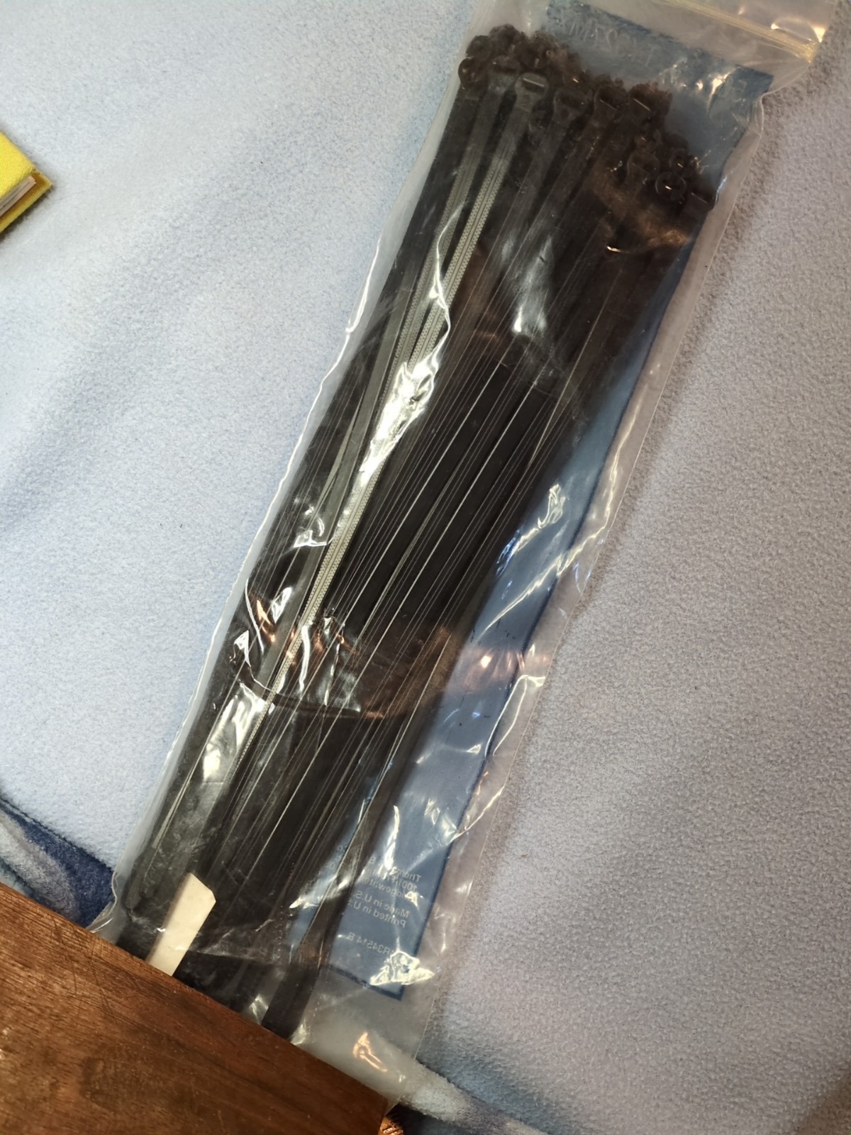 (50) Thomas & Betts Ty-Rap TY527MX 13-3/8 Inches 120lb Black Cable Ties NOS