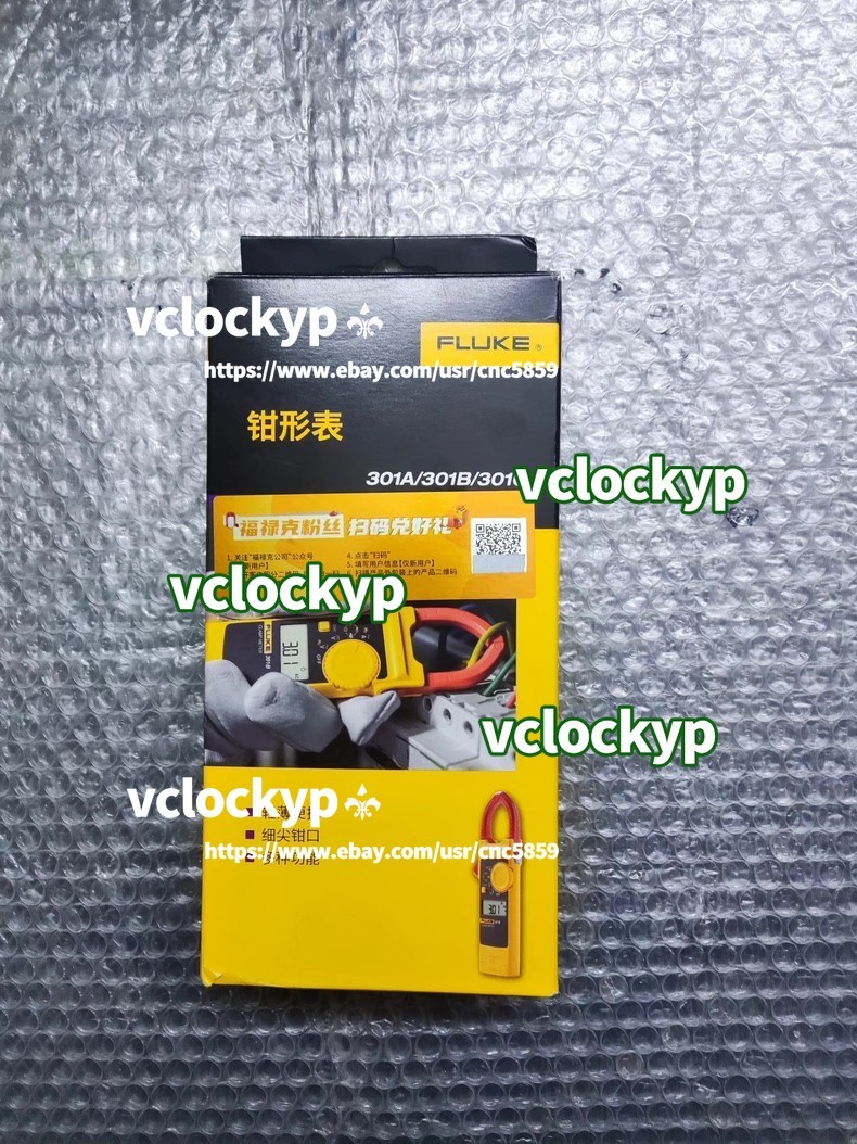 1PC New Fluke 301A/301A+ Digital AC Clamp Meter Handheld Voltage Current Tester