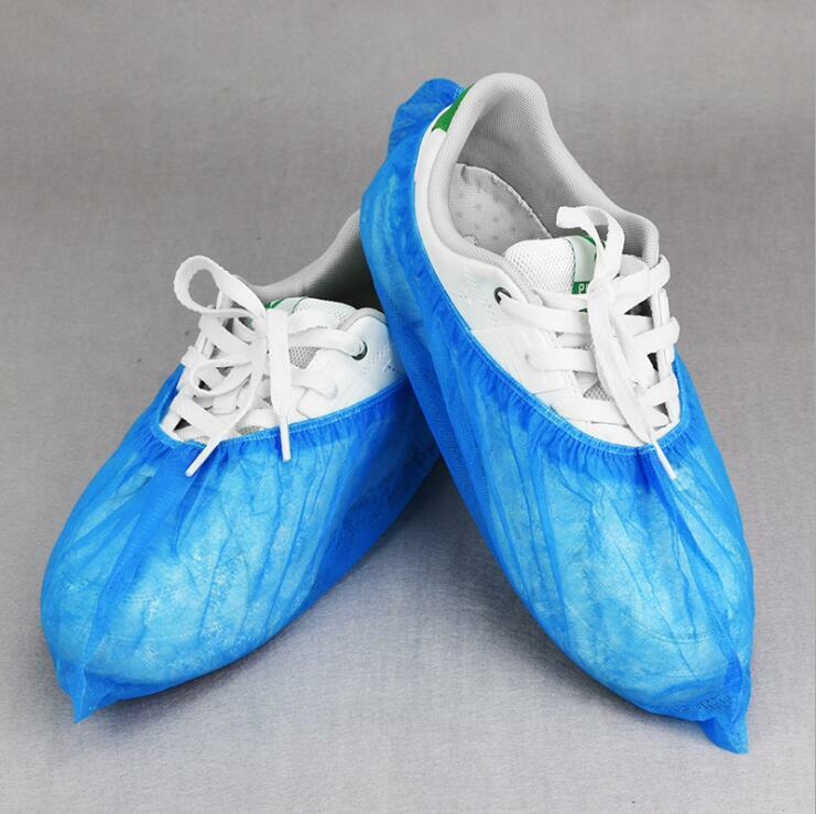 100pcs Disposable Non-woven Shoe Covers Medical Lab & Dental Supplies Dust Proof