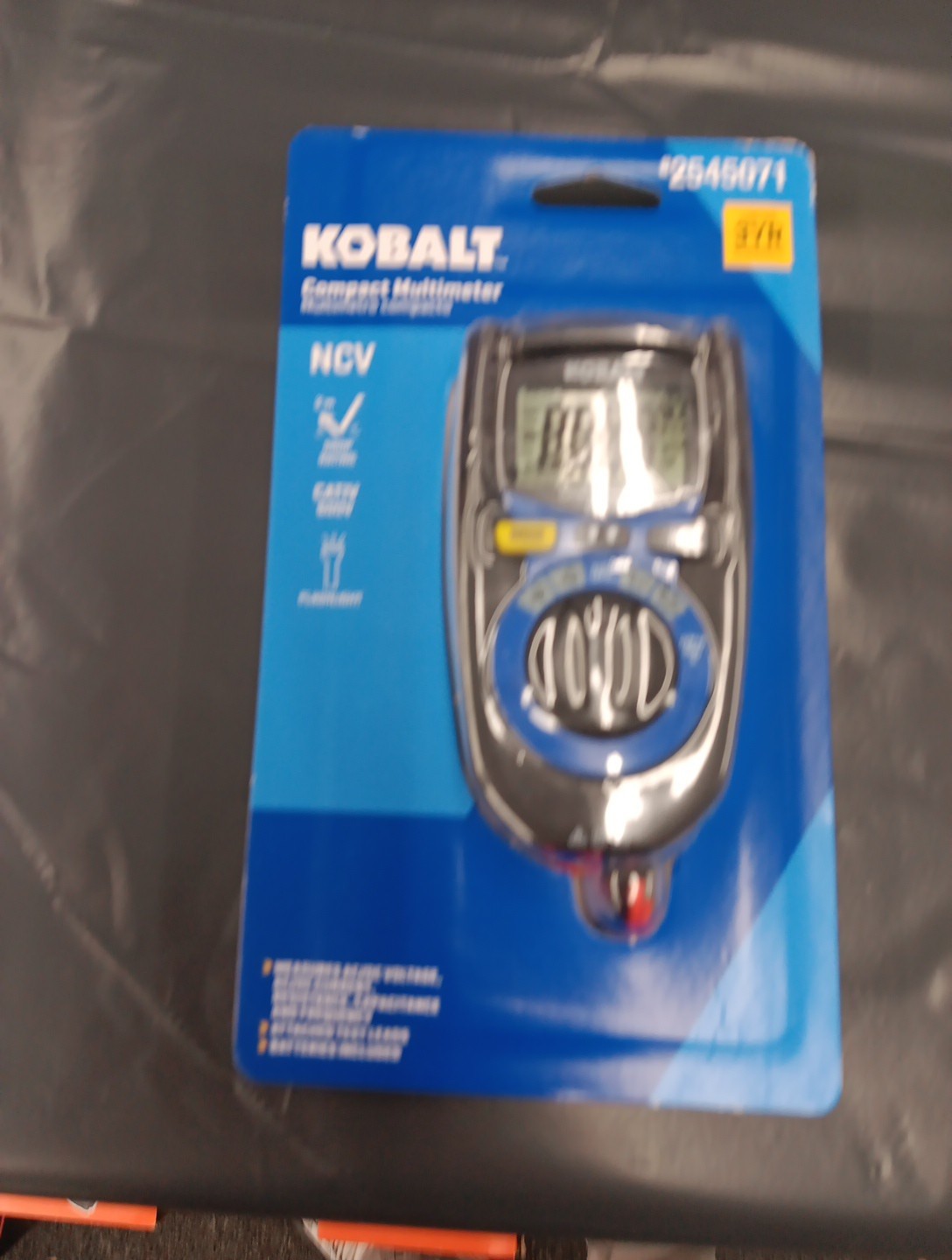 Kobalt Tools 2545071 Compact Multimeter CAT IV With Batteries 600V 3-In-1 NCV