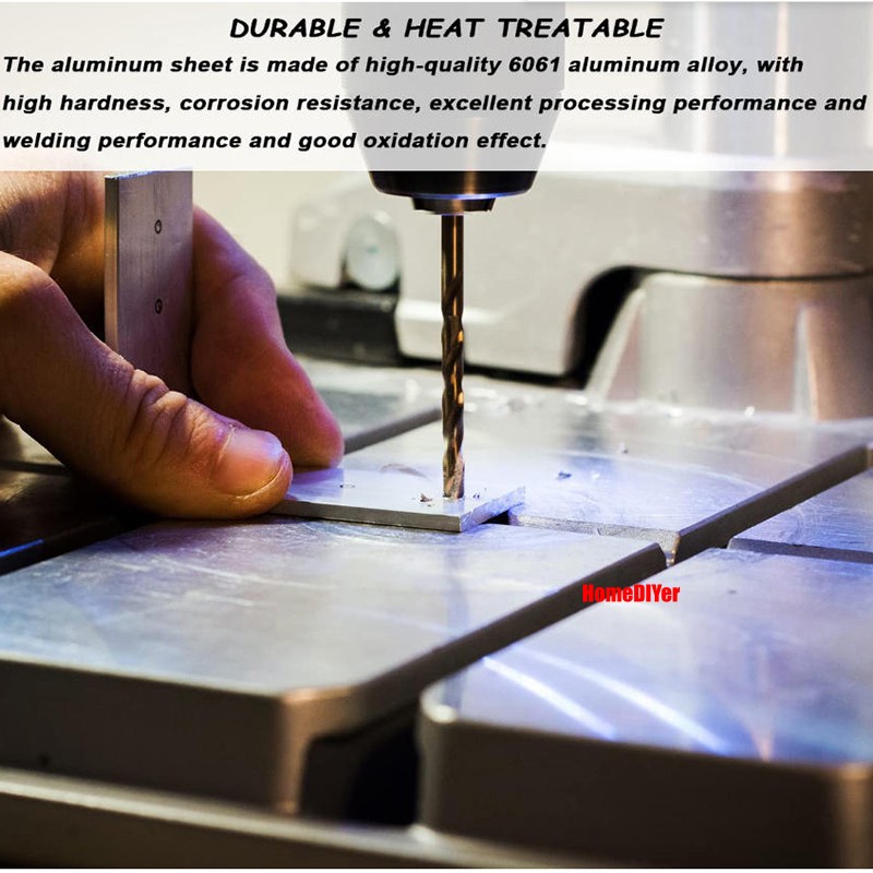 Aluminium Flat Bar Strips Metal 100mm /300mm Length 8mm-50mm Thick Cut To Sizes