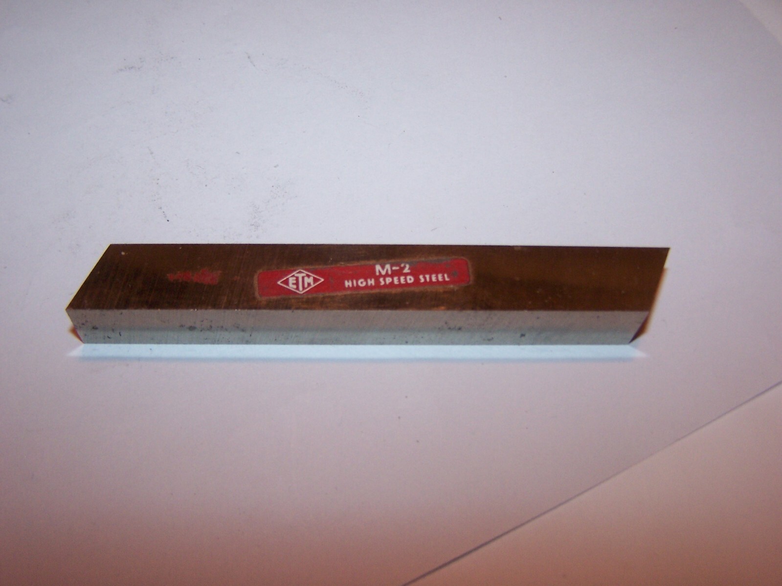 ETM Lathe Cutter Tool Bit, M-2, NOS, 1/2″x 1/2″x 4″, Made In Israel, #77