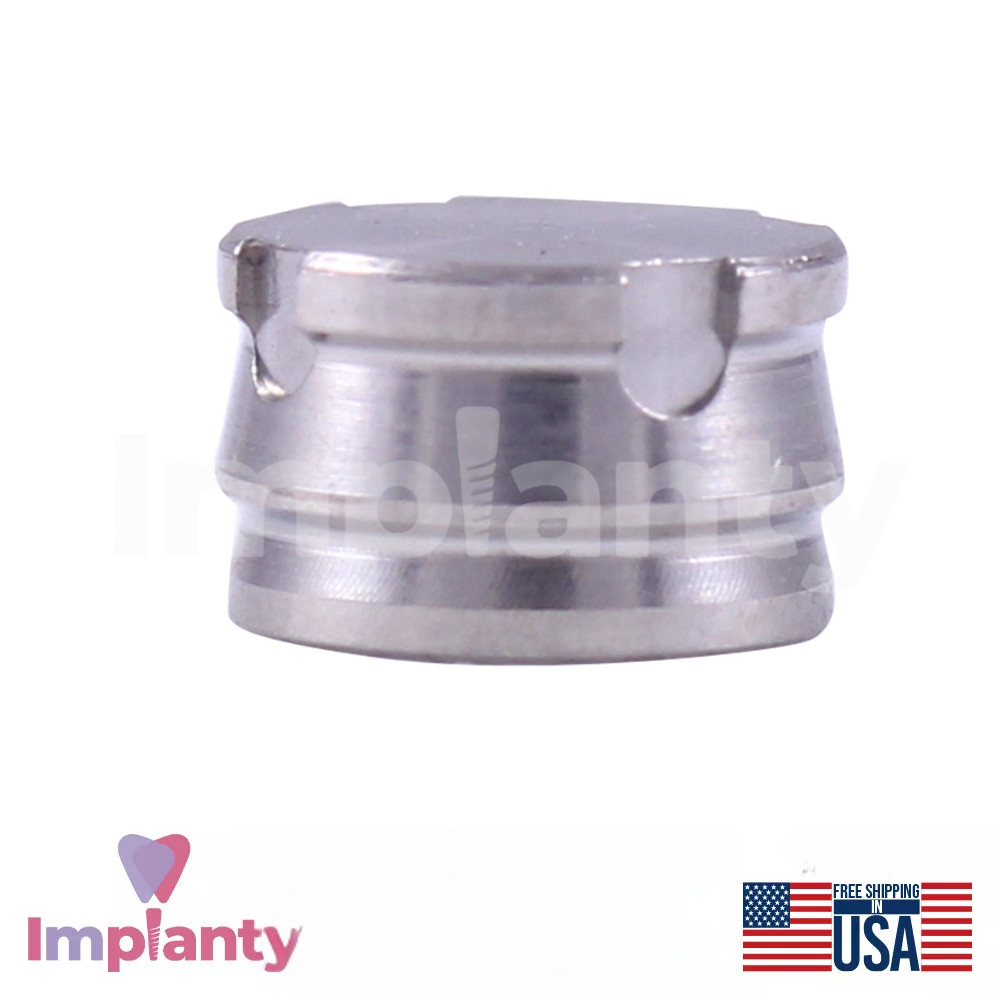 1x Dental Ball Attachment Soft Silicone Set Titanium Int Hex 2.42mm System