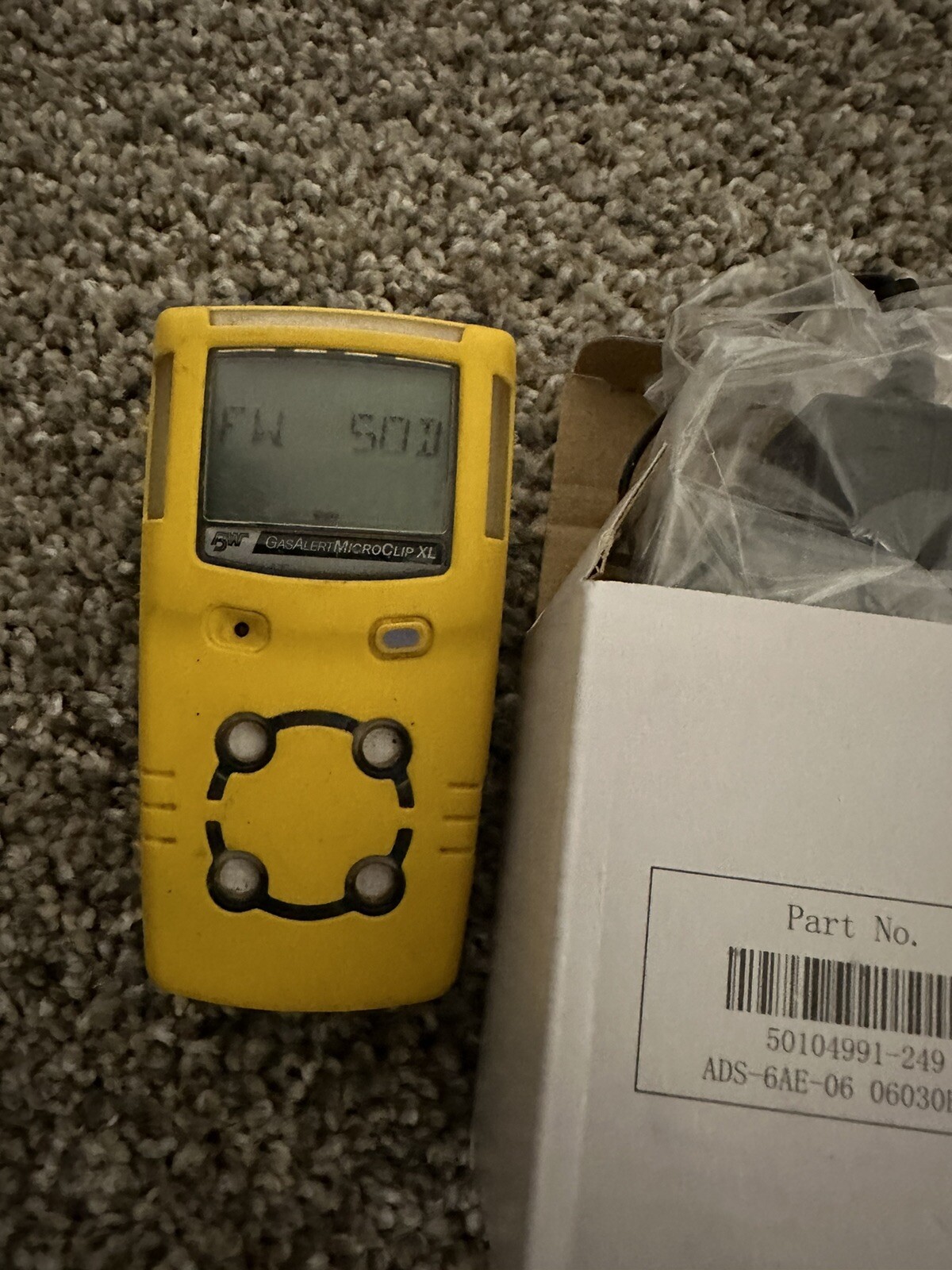 Honeywell BW MicroClip Series Portable Mulit-Gas Detector MCXL-XWHM-Y-NA