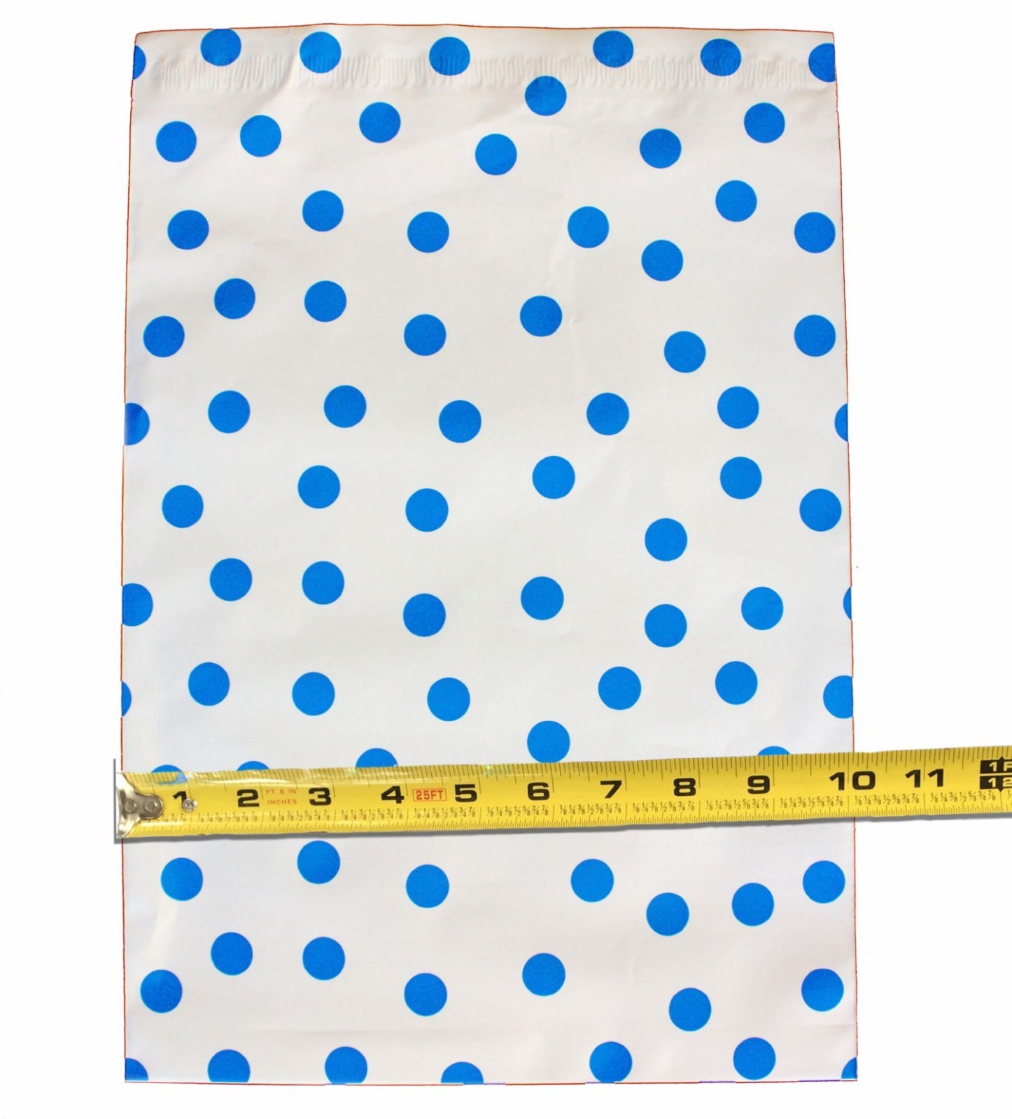 10″ x 13″ Pink|Teal|Purple|Blue Polka Dot -Flat Poly Mailers (50 Pack)