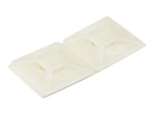 StarTech CBMCTM2 100 Pack Cable Tie Mounts Adhesive 0.18in White