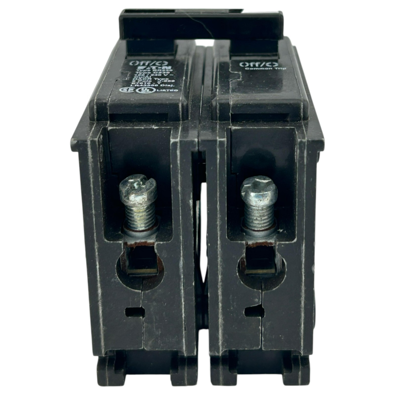 CHIPPED EATON/CUTLER HAMMER BR230 2 POLE 30 AMP CIRCUIT BREAKER